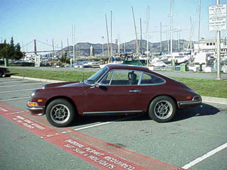 Auto Cross Racing California 1968 on 1968 Porsche 911 Original Burgundy Paint Straight And No Rust